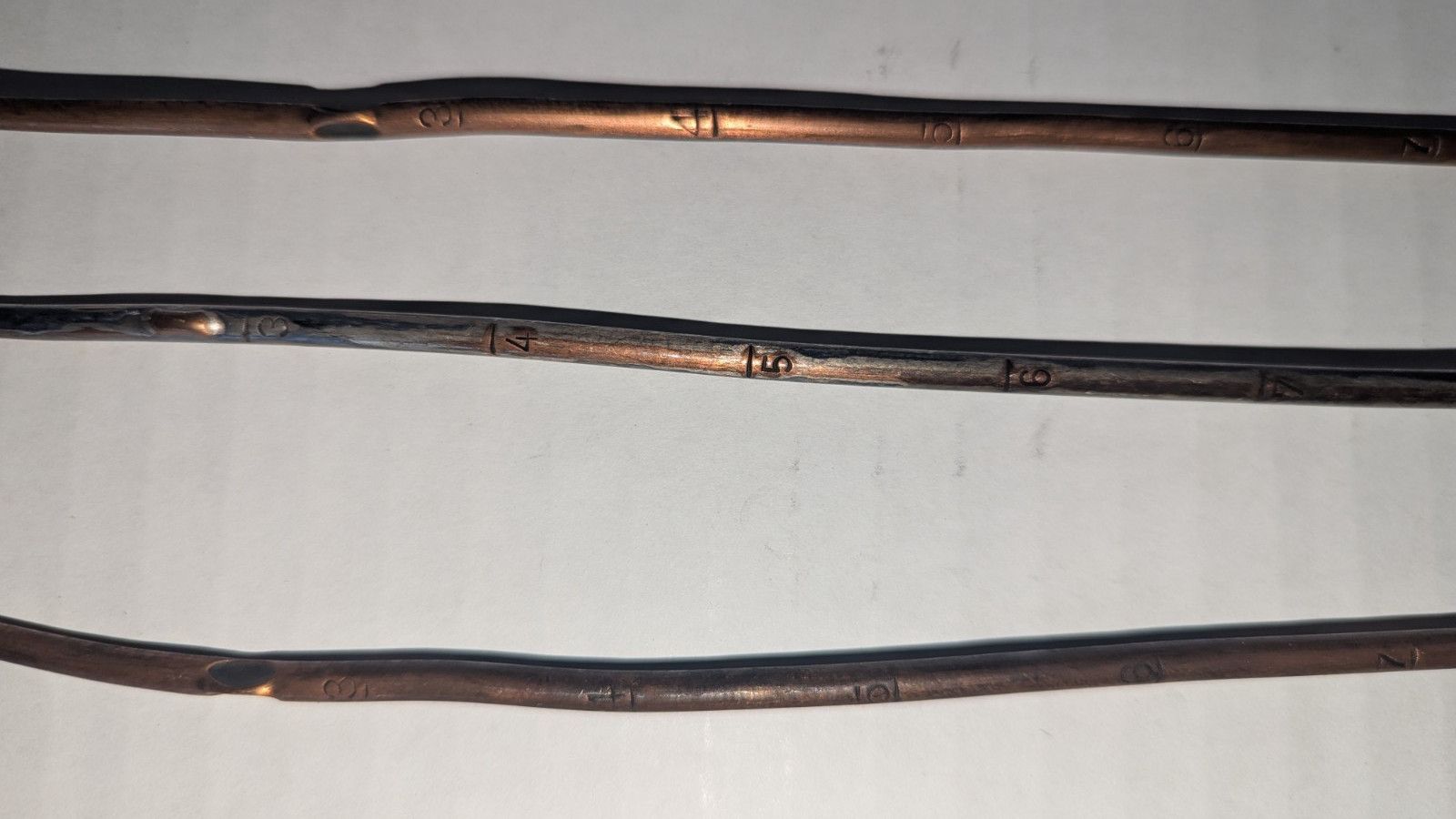 Vintage Medical Gynecological Uterine Sound / Probes Oddity Lot Of 3 (D3)