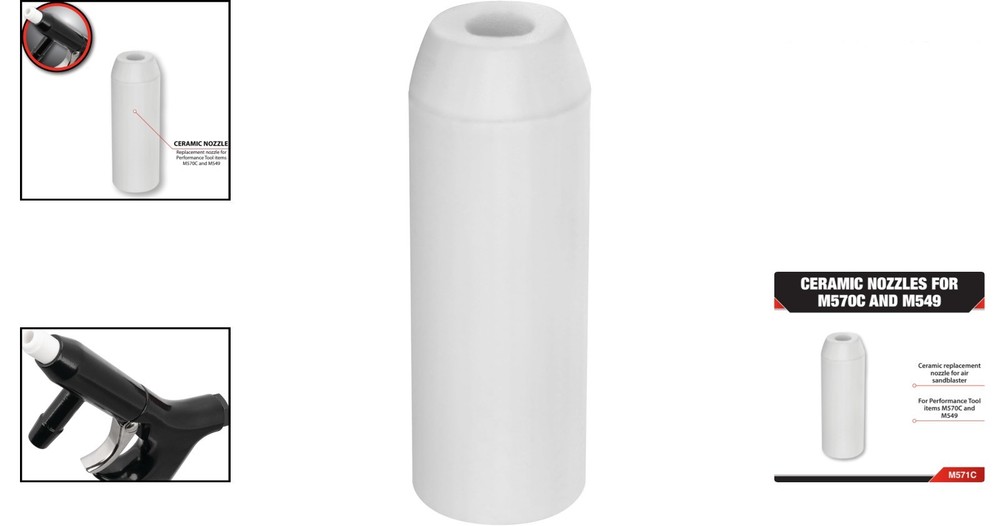 Ceramic Replacement Nozzles for M570C Sandblaster - Precision Blasting
