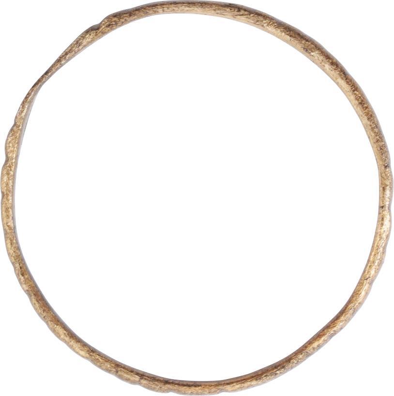 VIKING WEDDING RING, 866-1067 AD, SIZE 8 ¼