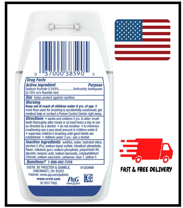 Crest Complete Plus Scope Liquid Gel Toothpaste, Minty Fresh, 4.6 oz