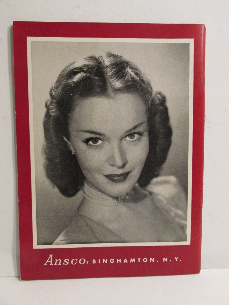 RARE ANSCO PHOTOGRAPHIC PAPERS THEIR PROPERTIES PROCESSING AND APPLICATION BOOK