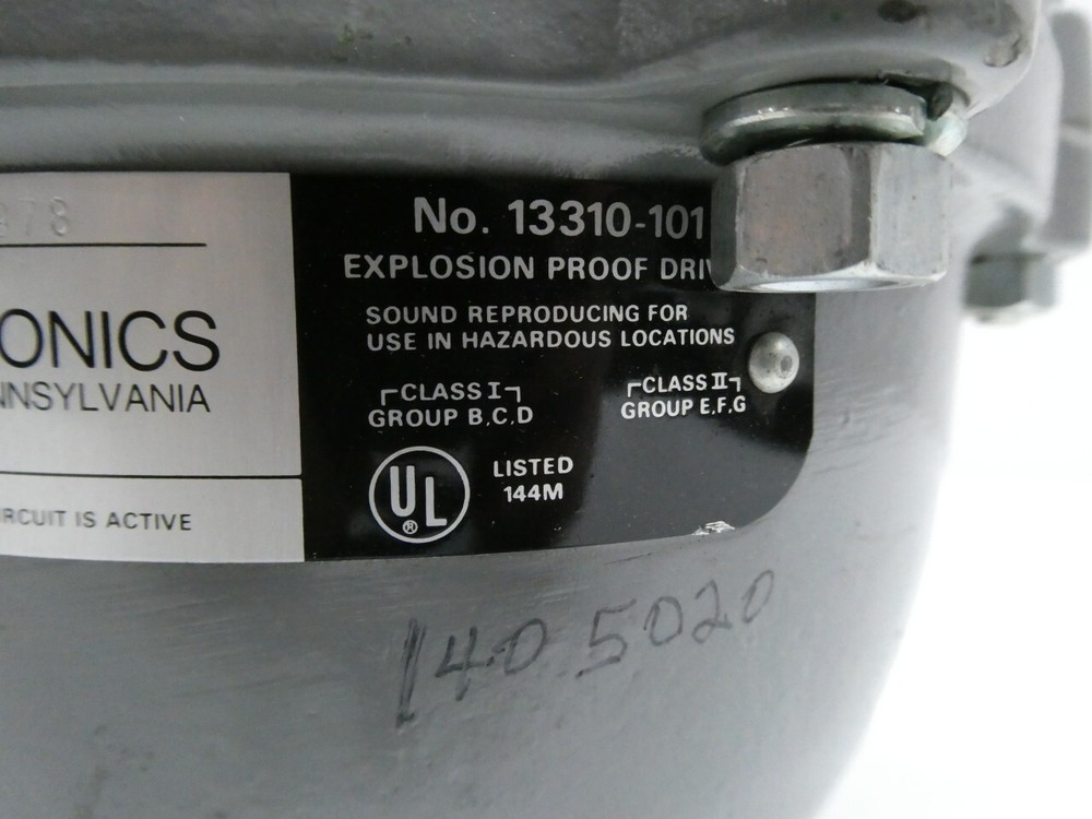Gai-tronics 13310-101 Explosion Proof Speaker Driver 30w 16ohm