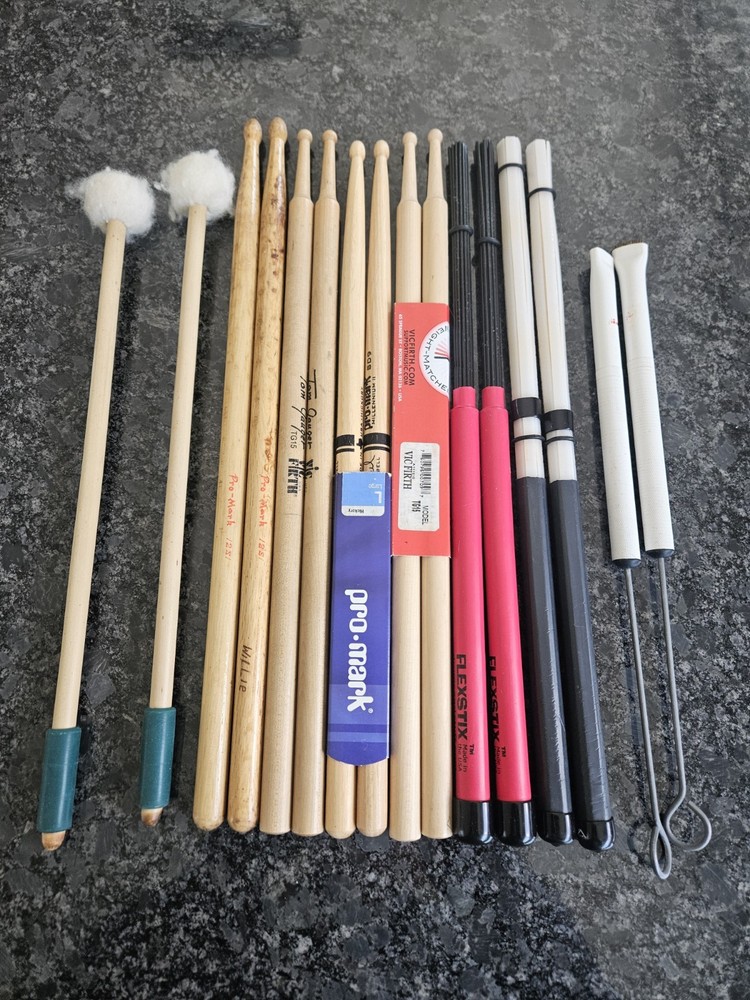 Drumsticks Brushes Multirods Mallets  - Drums Drumset