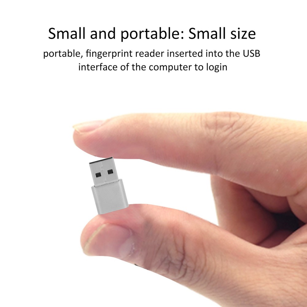 USB Fingerprint Reader Mini Fingerprint Scanner PC Dongle Hello