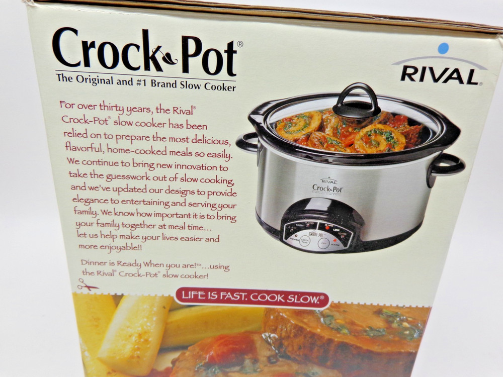 Rival 38501 C 5 qt Automatic Oval Crockpot