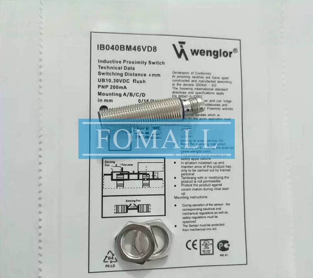 1Pcs New proximity switch sensor IB040BM46VD8