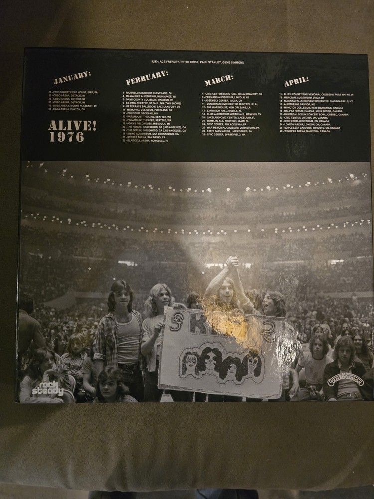 Kiss Alive! Tour 1976 Concert Memorabilia Box Set Records Photos Posters