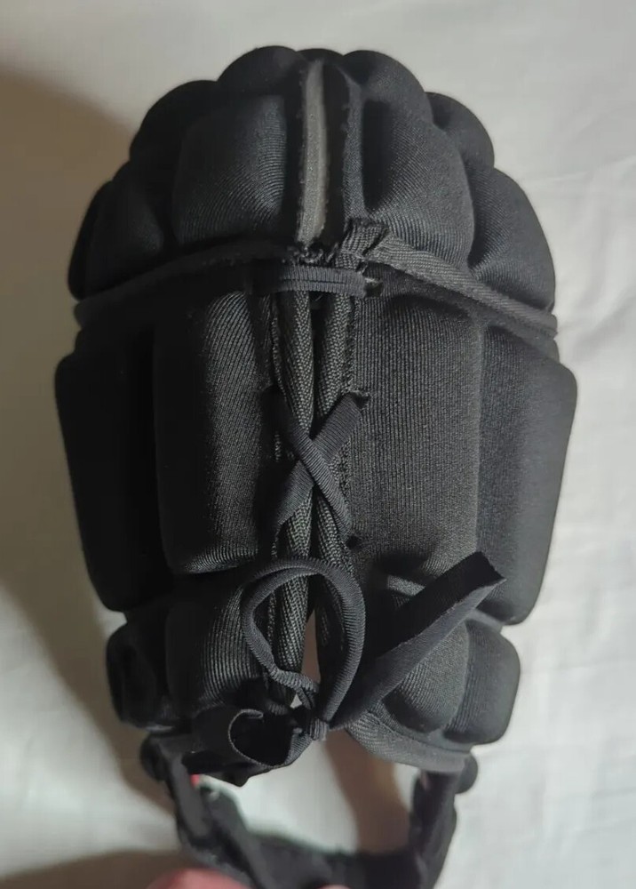 D4 Game Breaker Padded Head Protection Solid Black Size XL