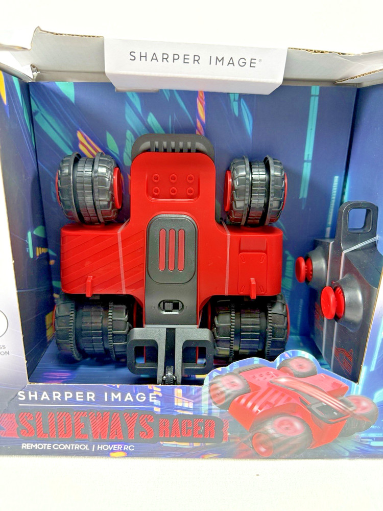 Sharper Image Remote Control/Hover RC Slideways Racer. Damaged Box