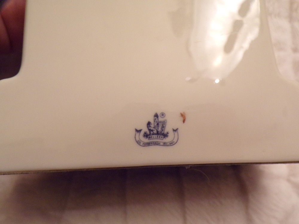 VTG Belleek Mantel Clock