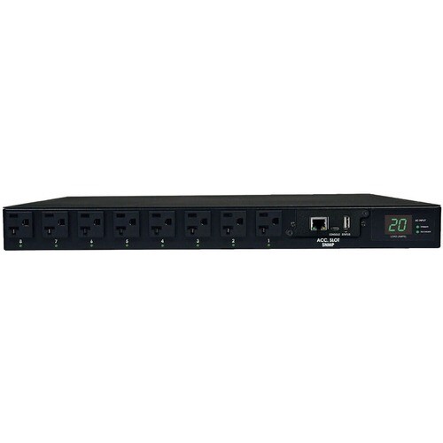 Tripp Lite by Eaton PDU 1.9kW Single-Phase Switched Automatic Transfer Switch PD