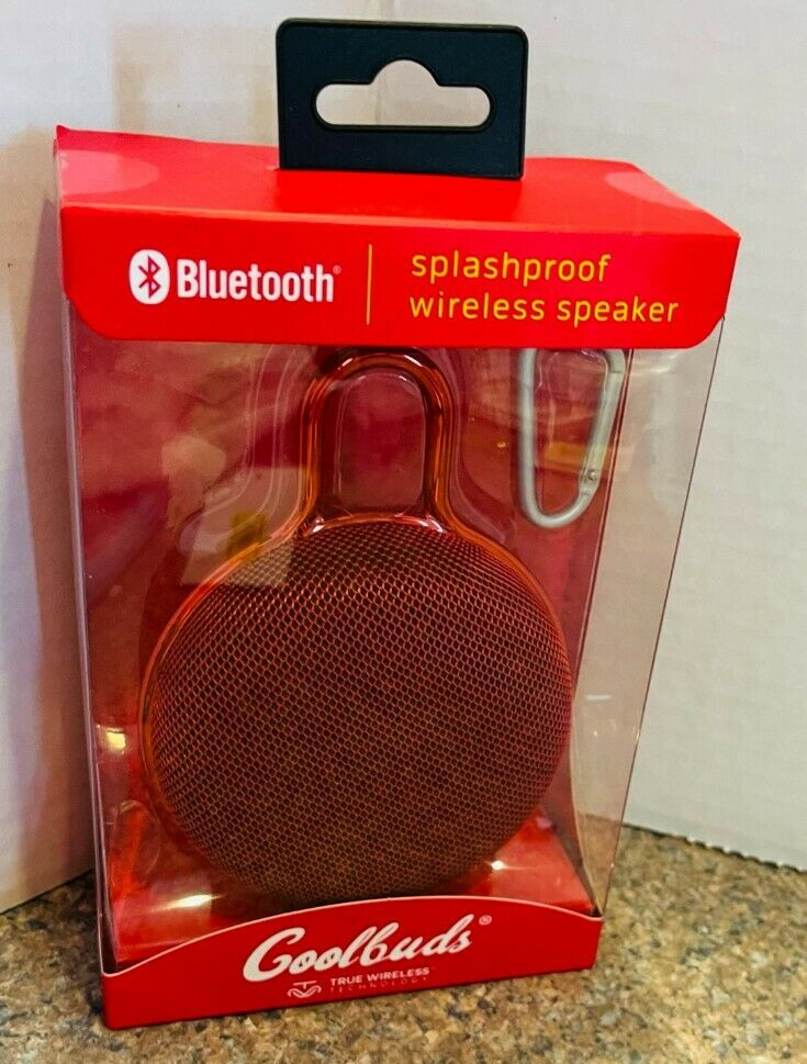 ☘☘☘ Bluetooth Splashproof Wireless Speaker "Cherry Red Hot" NIB $40 50% Off ☘☘☘