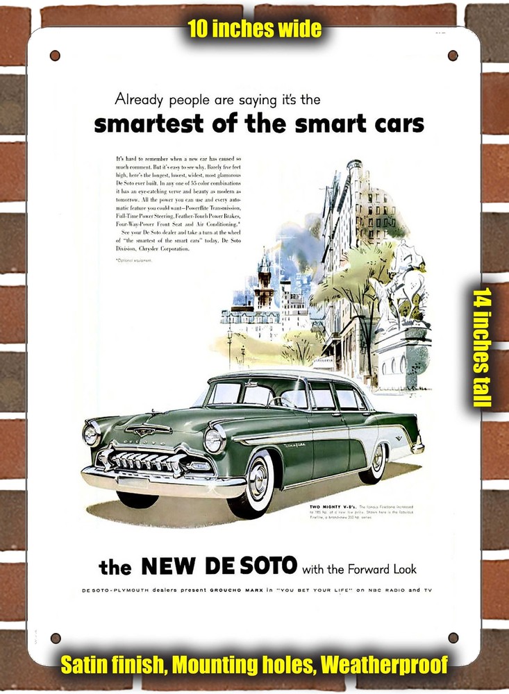 Metal Sign - 1955 DeSoto Vintage Ad 01