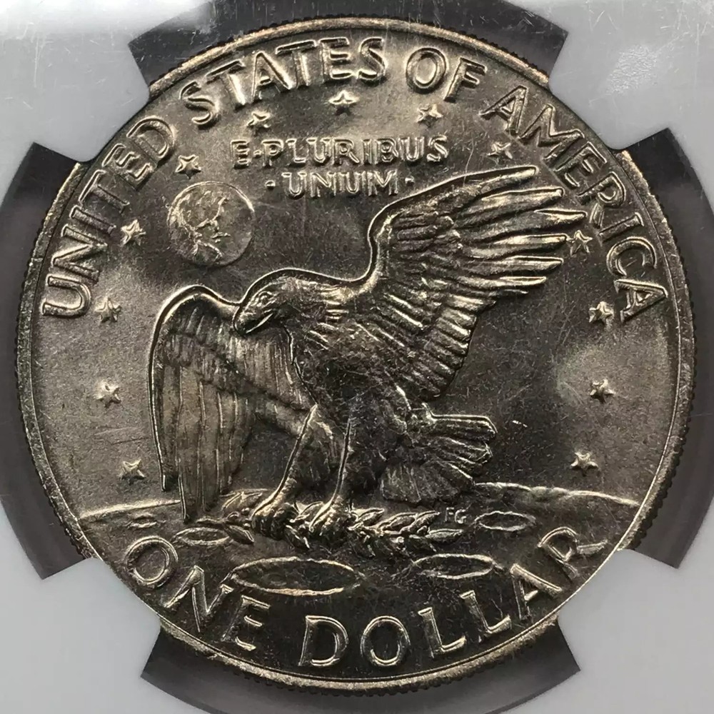 1973-P Clad Ike Eisenhower Dollar NGC MS-66+ Plus