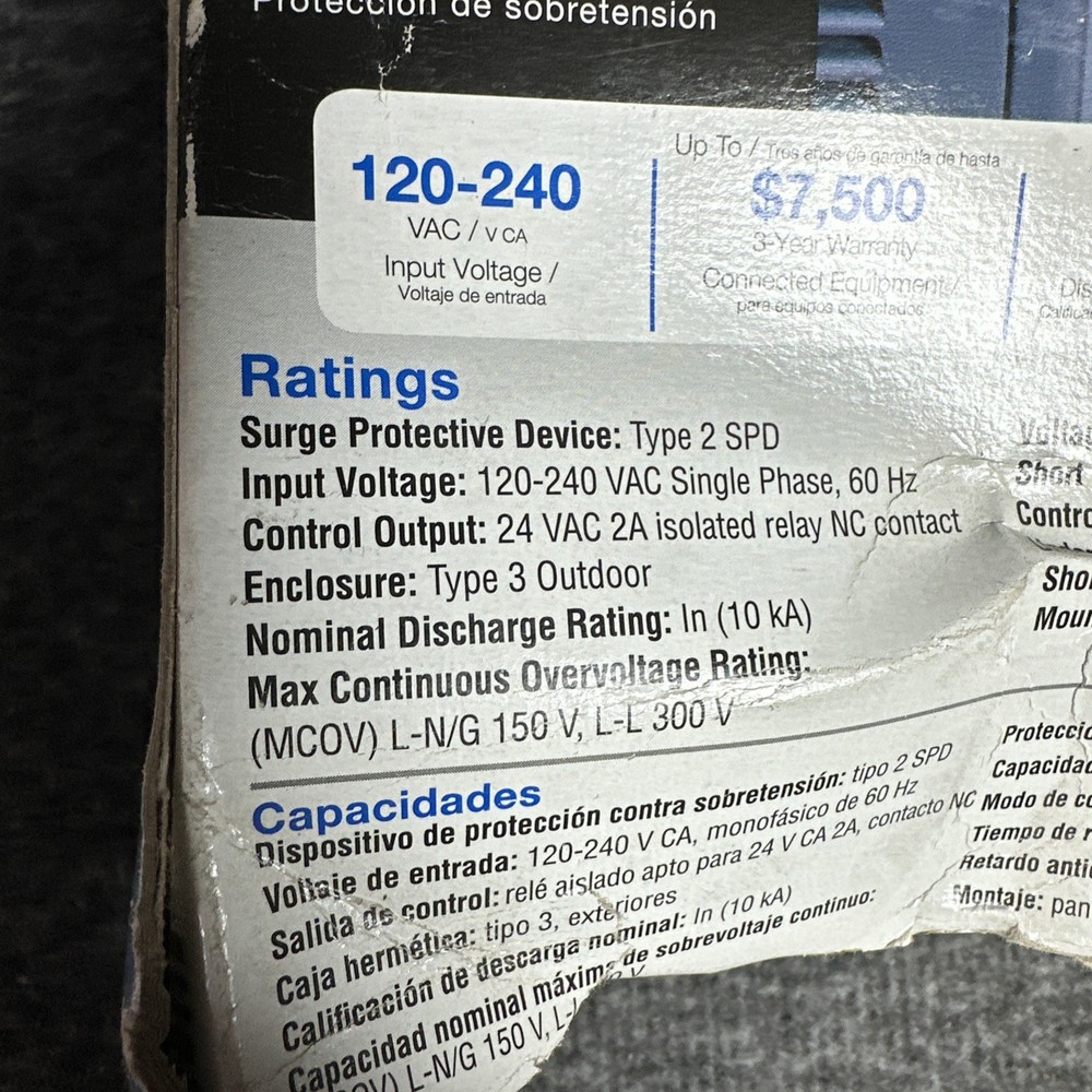 Intermatic Compressor Defender CD1-024R K Surge Protector NEW OPEN BOX