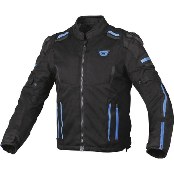 Cortech Hyper-Flo 2.0 Vented Textile Motorcycle Jacket | Black/Blue
