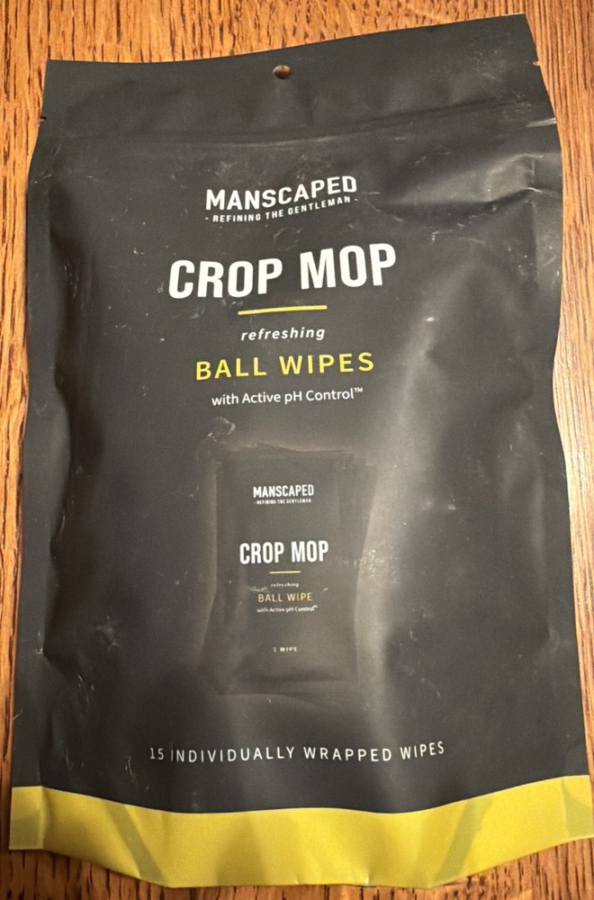 Manscaped Crop Mop Refreshing Ball Wipes
