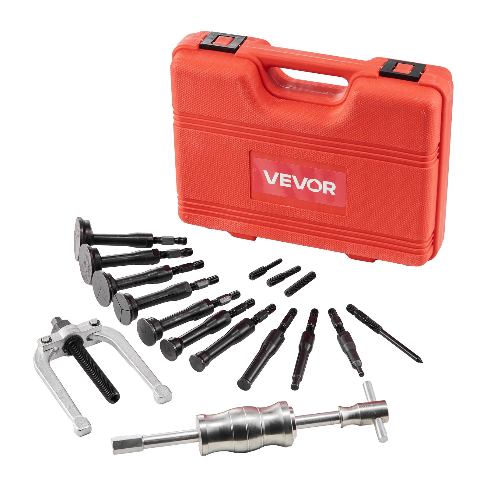 VEVOR 16pcs Blind Hole Bearing Puller Internal Extractor Remover Slide Hammer