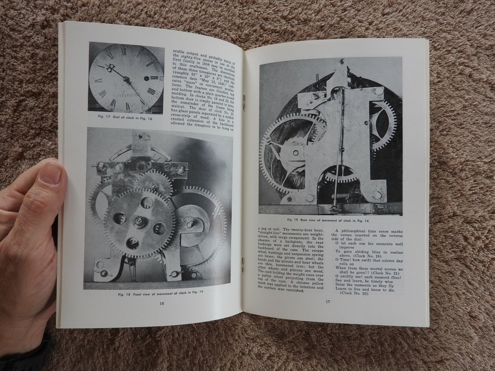 1970 "SHAKER CLOCK MAKERS" JAMES GIBBS ROBERT MEADER MINTY