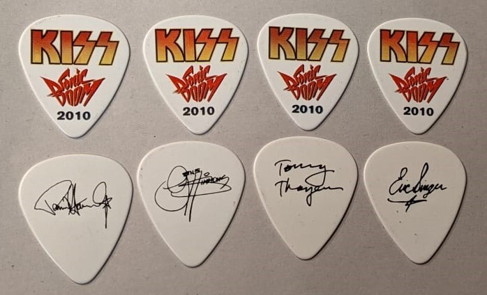 KISS 2010 Sonic Boom Tour GUITAR PICKS