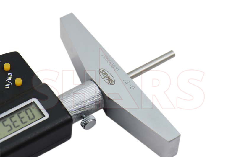 SHARS TOOLS 0-6"/152.4mm Electronic Depth Micrometer! #]