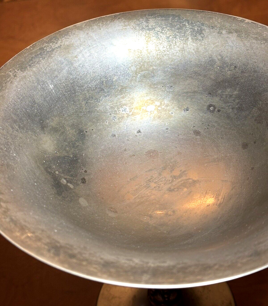 VINTAGE GODINGER SILVERPLATE GRAPE CLUSTER COMPOTE BOWL / SERVER