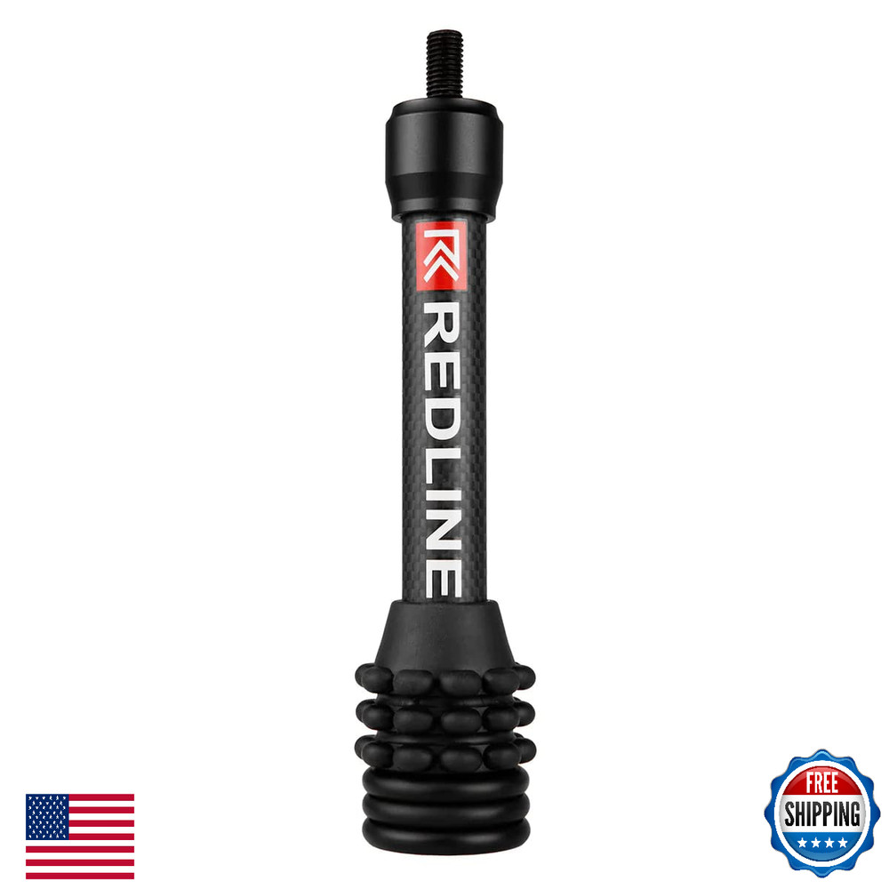 REDLINE 6" Stabilizer Adjustable 3 Weights Lightweight Front End RL Rubber Dampe