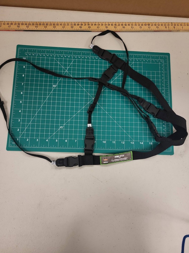 Ergodyne Squids 3132 Tool Lanyard Black Large Adjustable Strap Work Safety