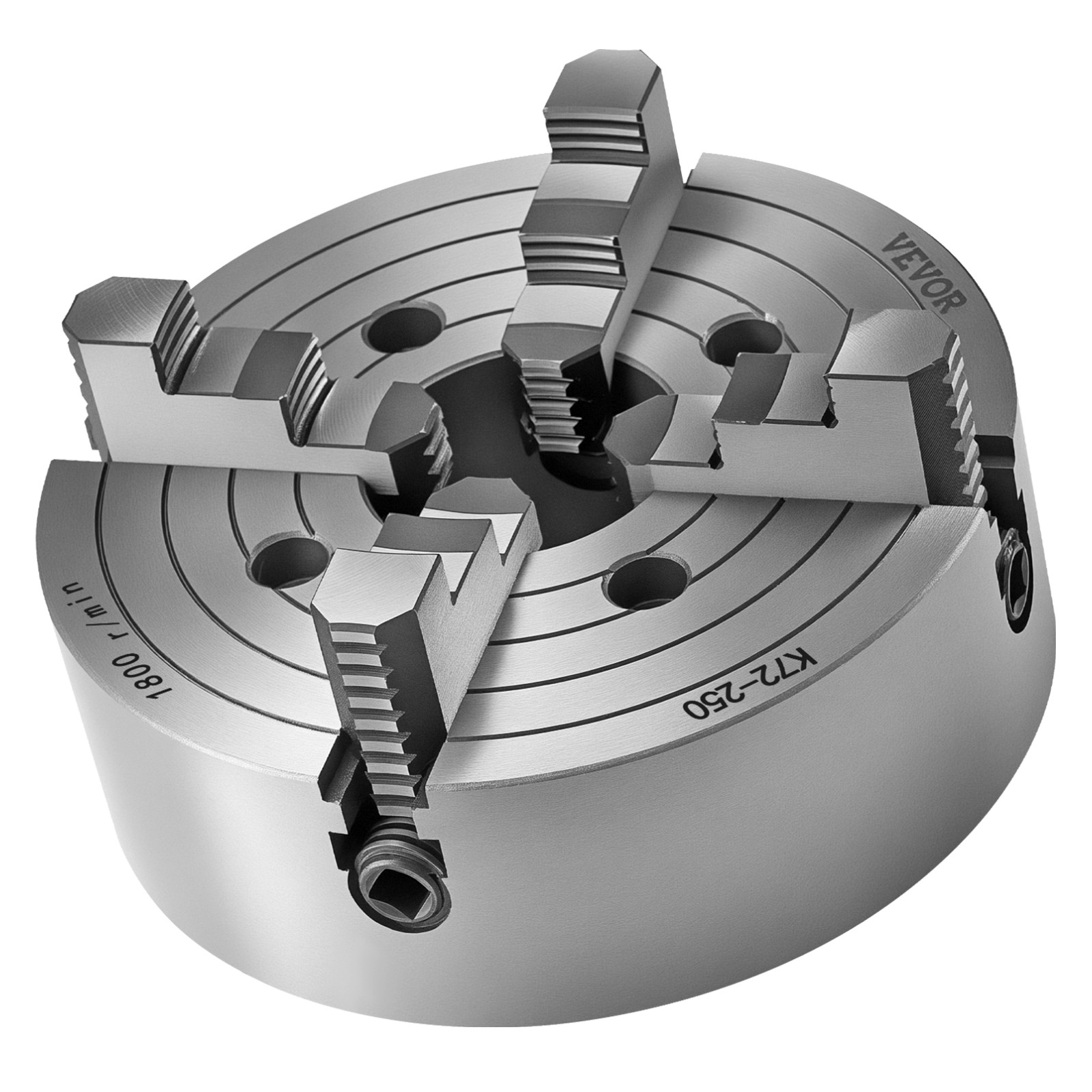VEVOR 10 Inch 4-Jaw Self-Centering Lathe Chuck for Drilling Milling Machine