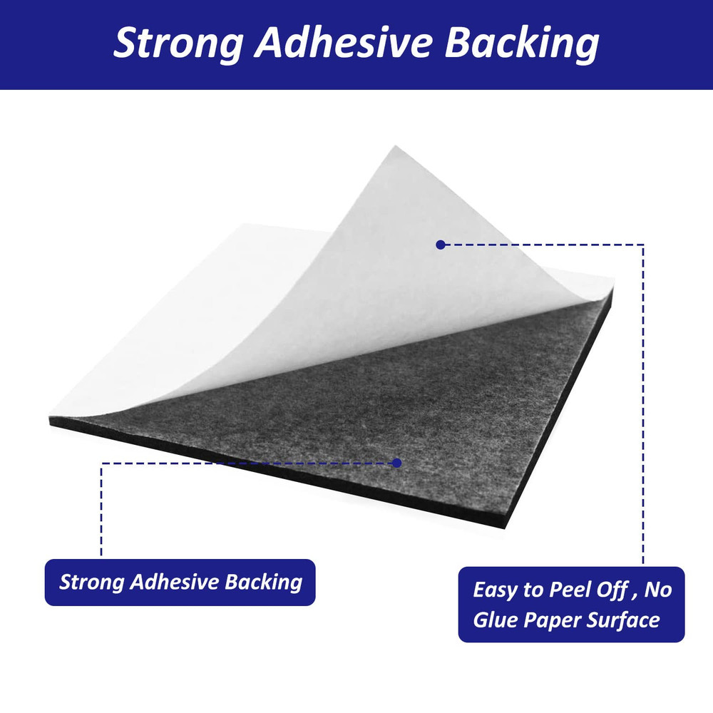 Foam Padding Sheets with Adhesive Backing - Self Stick Neoprene Insulation Foam,