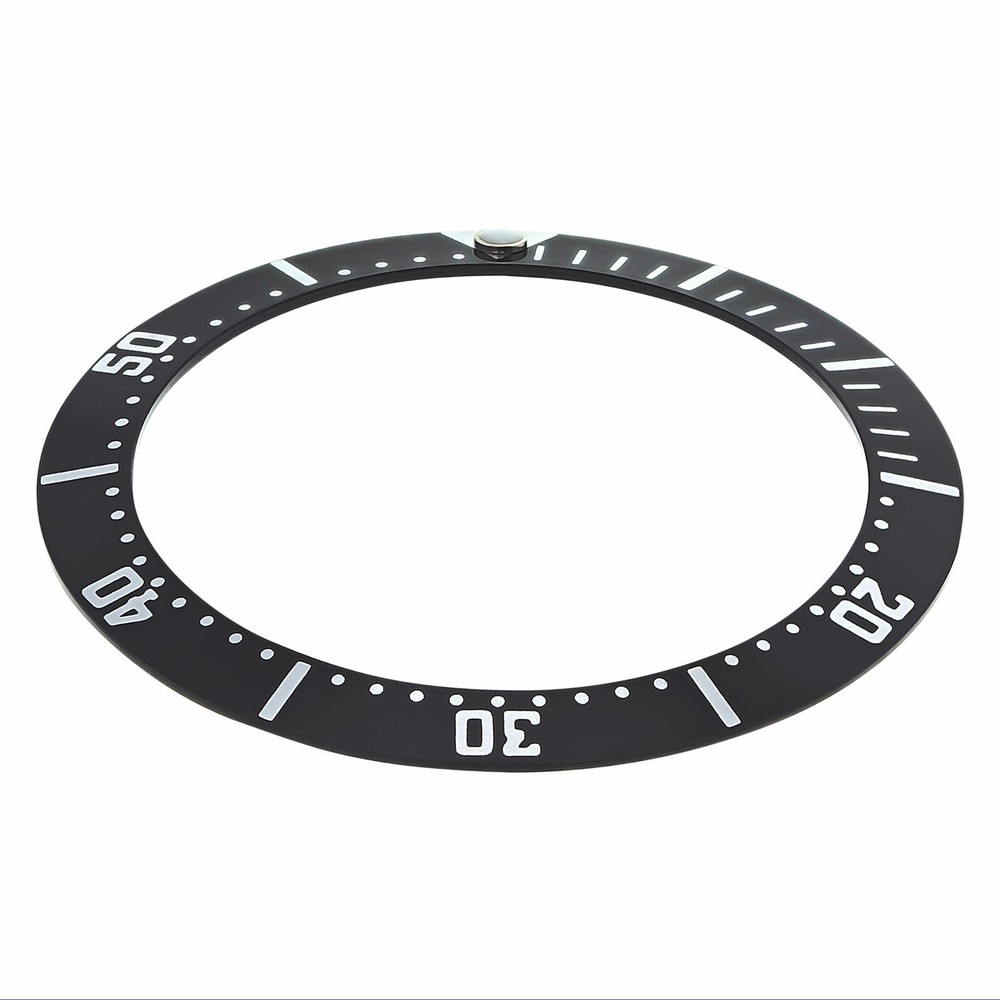 REPLACEMENT BEZEL INSERT BLACK FOR WATCH 37MM X 31MM