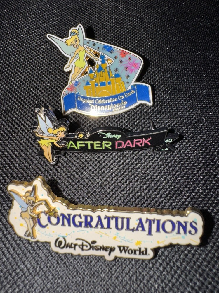 Walt Disney World- 3 Tinker Bell Pins