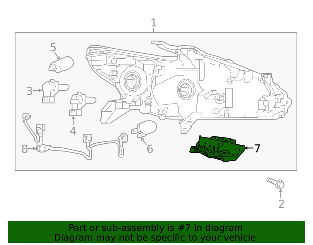 Genuine Nissan Headlight Bracket 26092-9HS0A
