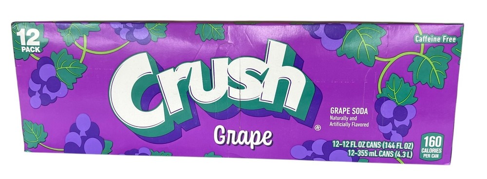 Crush Grape Soda 12 pack