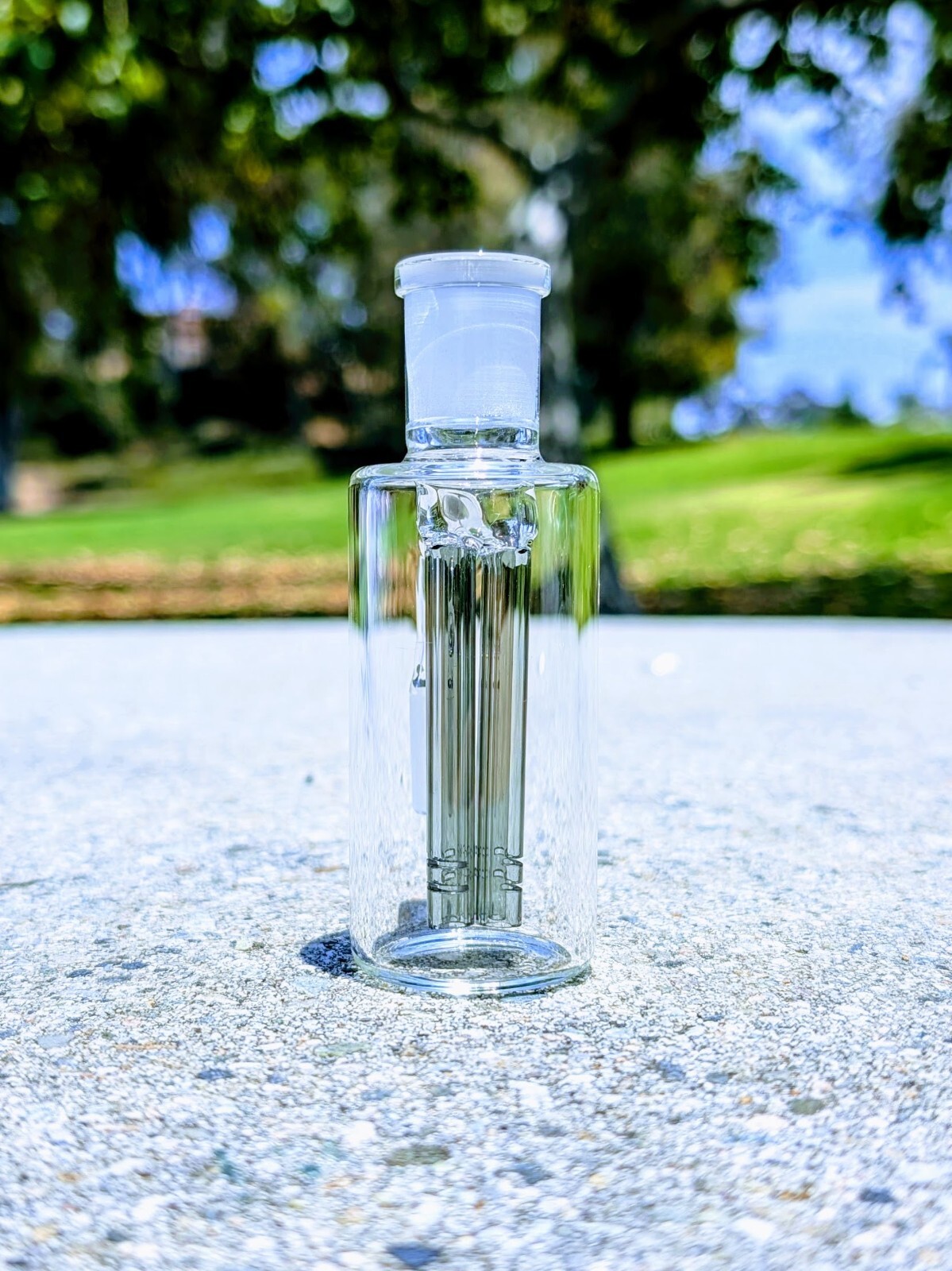 Premium Thick 14mm 90° Black Quad Tree Perc Ash Catcher Tobacco Water Pipe Bong