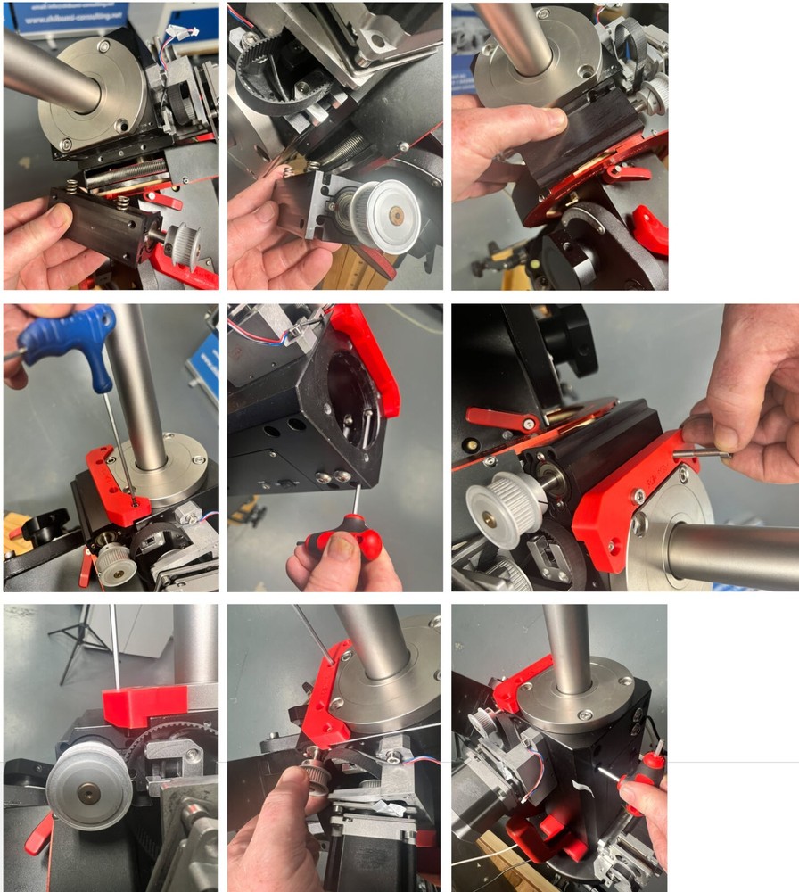 LD RA Flex ABL Worm Block kit for SkyWatcher EQ8 Telescope Mount