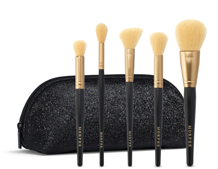 MORPHE SET COMPLEXION CREW 5 PIECE $85 BRUSH SET NWT NIP