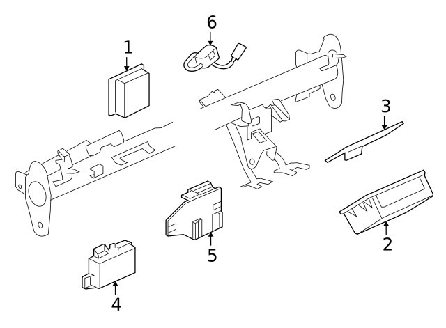 Genuine GM Battery Bracket 94700293