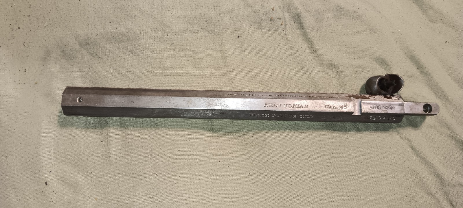 VINTAGE TRADITIONS KENTUCKIAN MUZZLE LOADER .45 CALIBER PISTOL BARREL