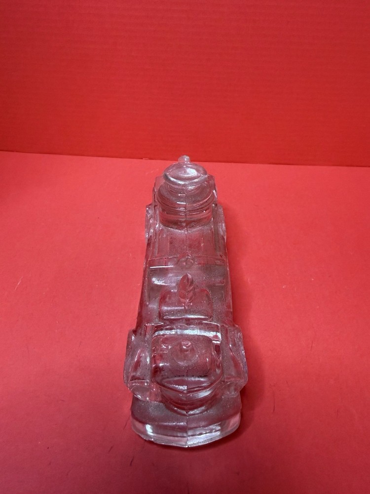glass candy container fire engine Victory Glass co. 1940's era very sharp