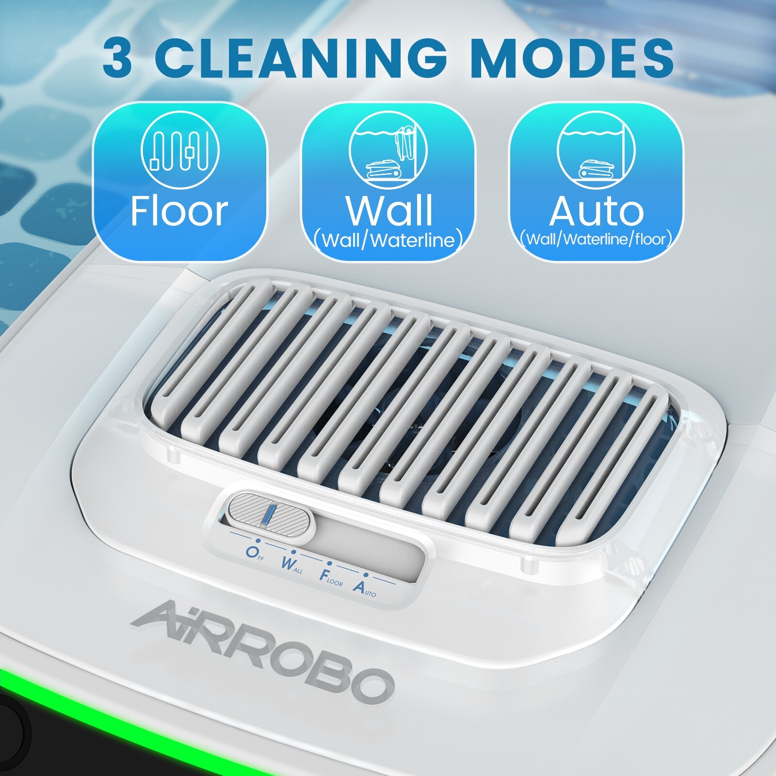 AIRROBO PC10 Cordless Pool Vacuum Robotic Pool Cleaner Wall Climbing