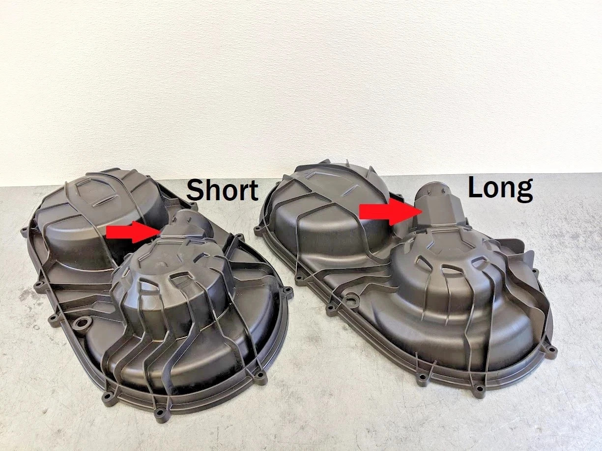 DAMAGED 420212711 Outer Clutch Cover Belt Box Commander Defender LONG OUTLET