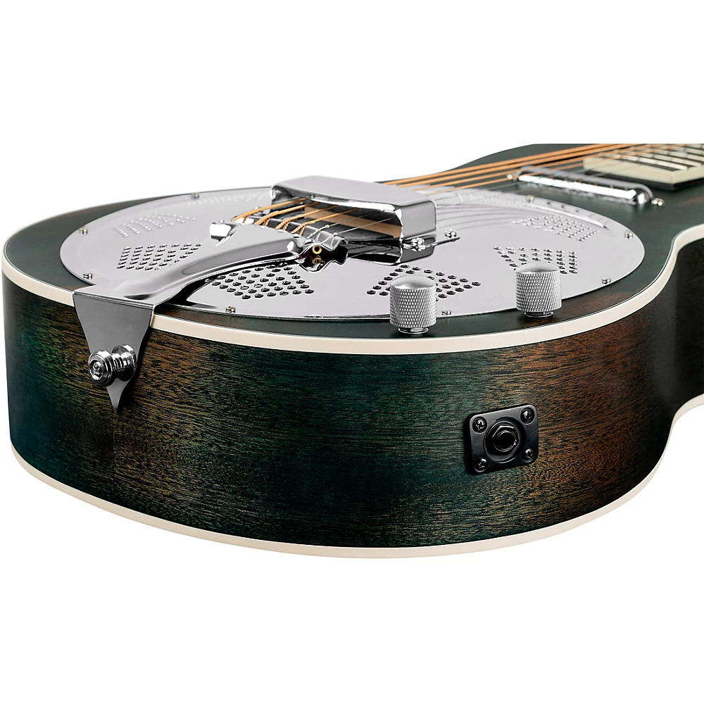 Ortega RRG30E Parlor Acoustic-Electric Resonator Guitar Denim