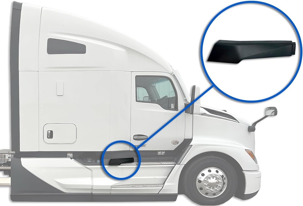 Fairing - Kick Partial Panel Right Compatible with Kenworth T680 Next Gen 2022+