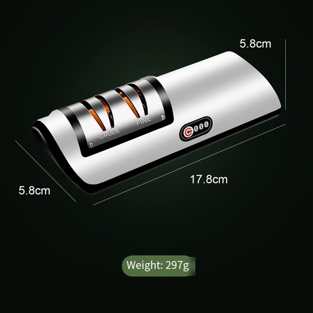 Electric Sharpener Automatic Adjustable Kitchen Tool for Fast Sharpening 1675