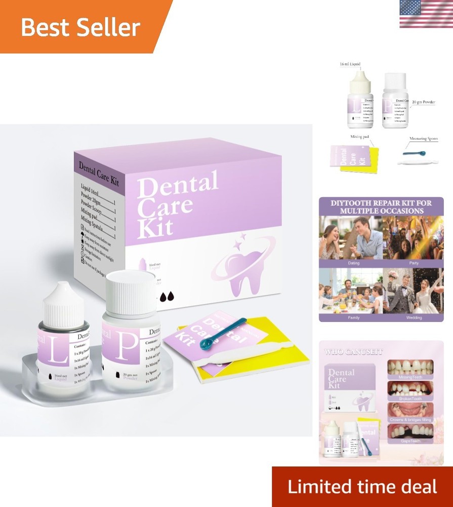 Zinc Oxide Eugenol Tooth Filling Solution - All-in-One Kit for Quick Fixes
