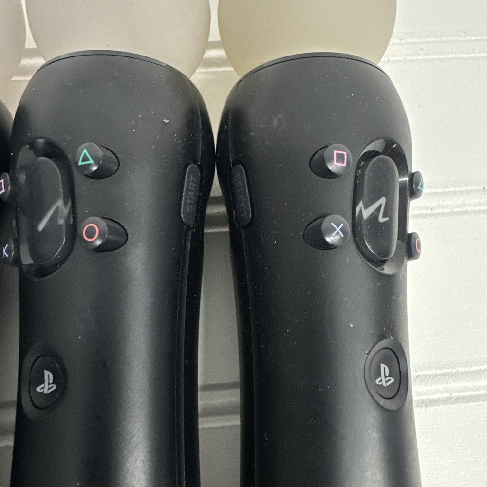 3 Sony PlayStation Move Motion Controller CECH-ZCM1U VR Wireless UNTESTED
