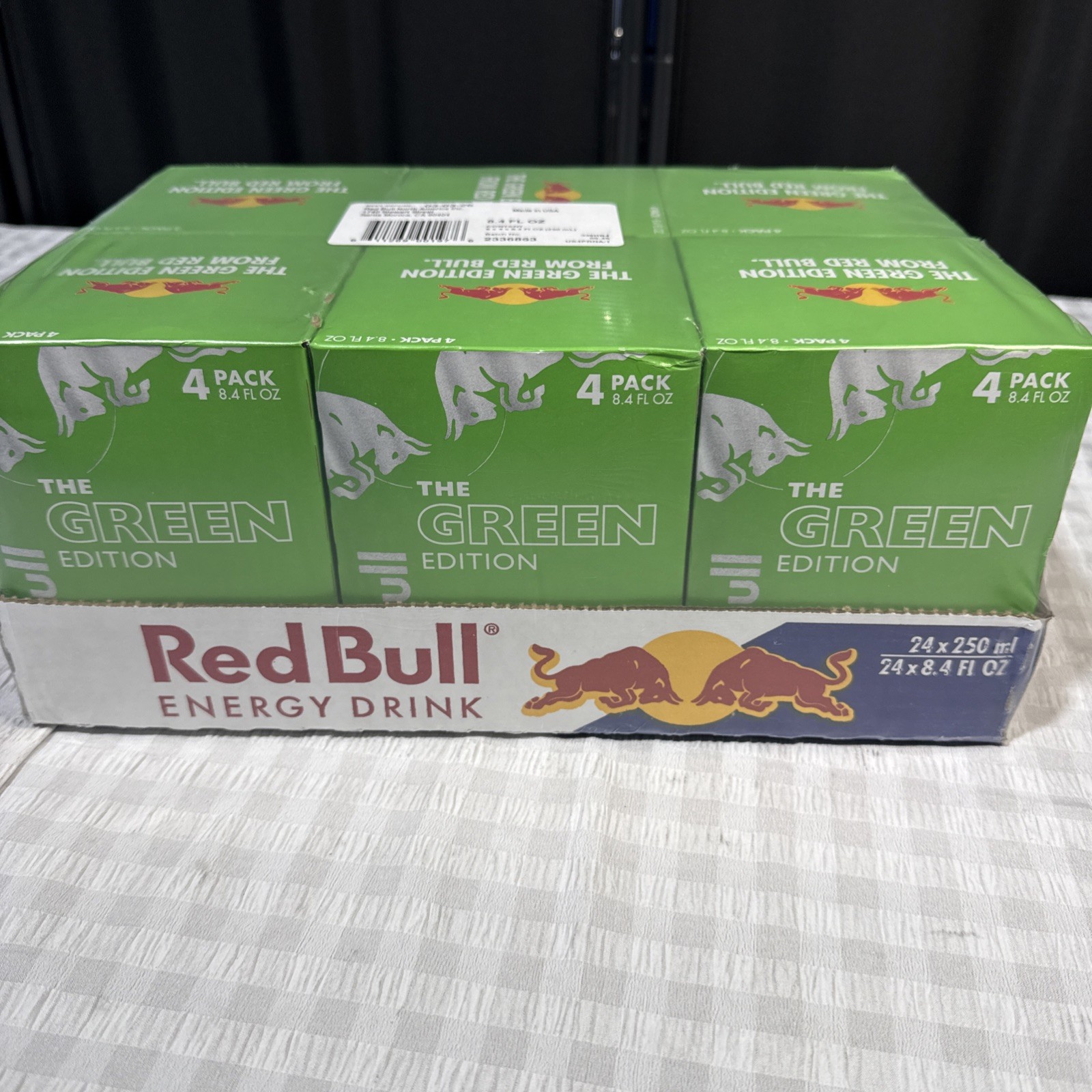 Red Bull Green Edition Energy Drink 8 oz., 6 Packs of 4 Cans (Pack of 24)