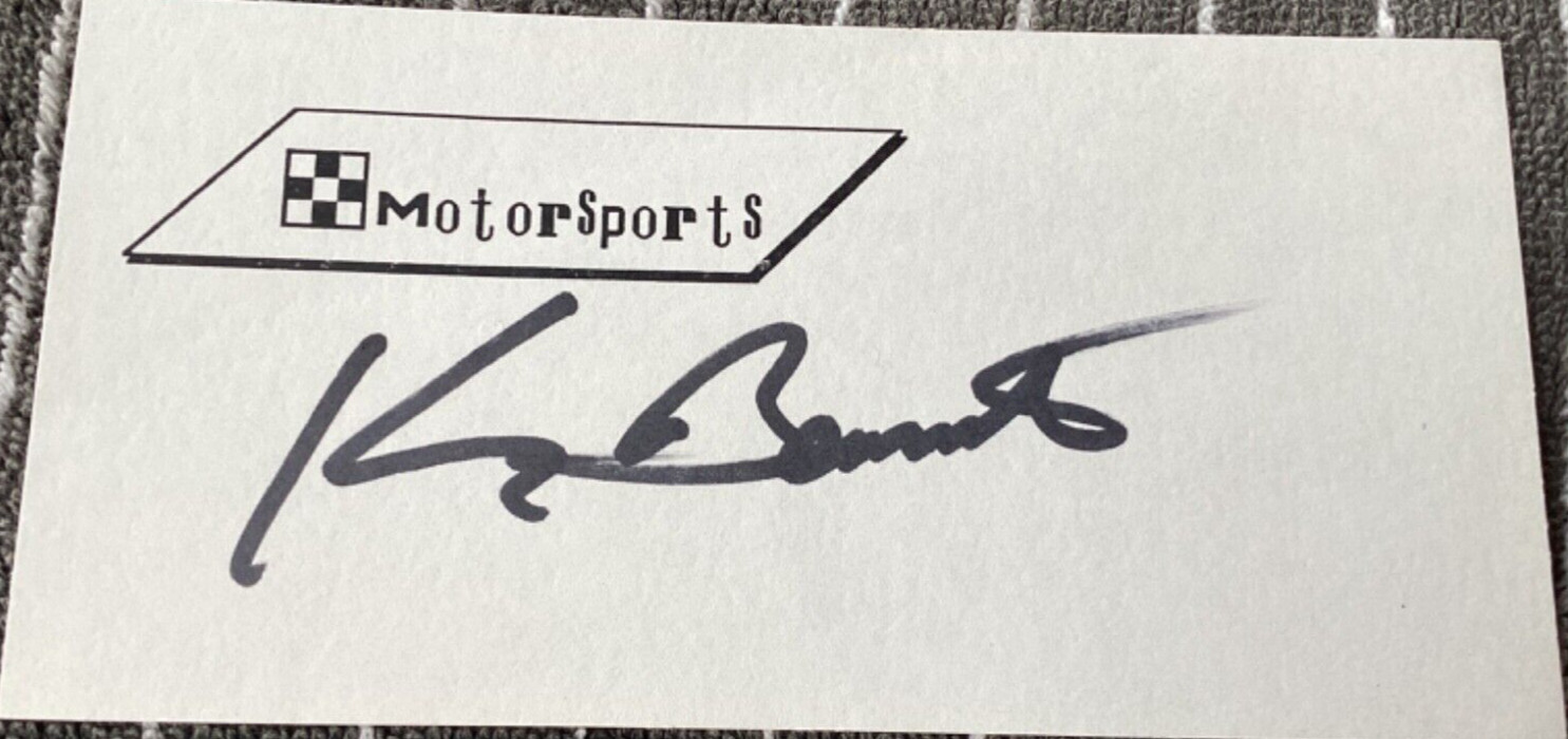 KENNY BERNSTEIN Personally Autographed Signed NHRA DRAG RACING Card FreeShip