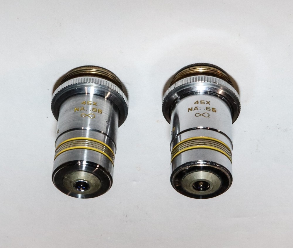 AO Spencer 45X Achromat Dark Phase Microscope Objective